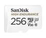 Карта пам'яті SanDisk 256GB microSD class 10 UHS-I U3 V30 High Endurance (SDSQQNR-256G-GN6IA)