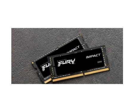 Модуль пам'яті для ноутбука SoDIMM DDR4 32GB (2x16GB) 3200 MHz Impact Kingston Fury (ex.HyperX) (KF432S20IBK2/32)