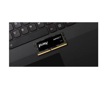 Модуль пам'яті для ноутбука SoDIMM DDR4 32GB (2x16GB) 3200 MHz Impact Kingston Fury (ex.HyperX) (KF432S20IBK2/32)