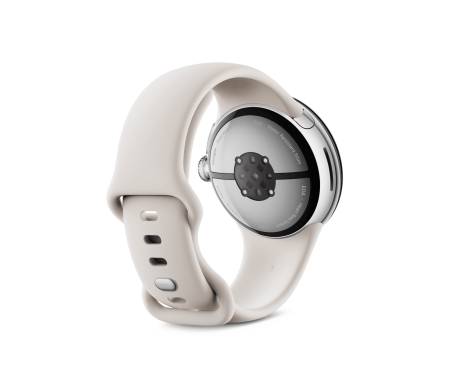 Смарт-часы Google Pixel Watch 3 41mm LTE Polished Silver Aluminum Case / Porcelain Active Band 2
