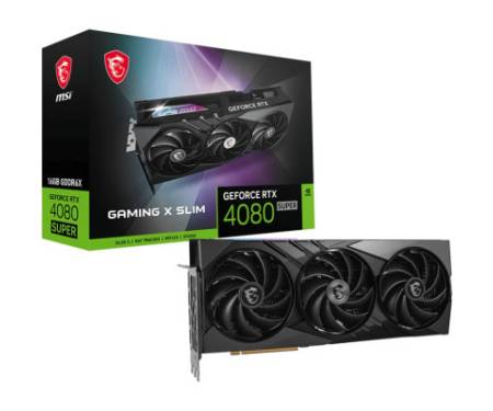 Відеокарта MSI GeForce RTX4080 SUPER 16GB GAMING X SLIM (RTX 4080 SUPER 16G GAMING X SLIM)