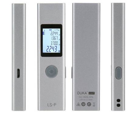 Цифровой лазерный дальномер Xiaomi Duka LS-P (6971720840198)