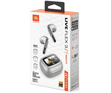 Наушники JBL Live Flex 3 Silver (JBLLIVEFLEX3SIL)