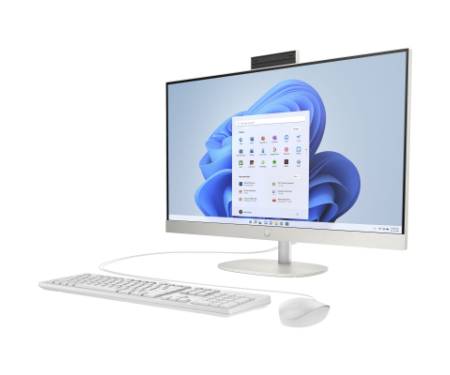 Комп'ютер HP 27-cr0029ua AiO / Ryzen7 7730U, 16, 512, WiFi, Cam, K&M (A1QX9EA)
