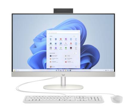 Комп'ютер HP 27-cr0029ua AiO / Ryzen7 7730U, 16, 512, WiFi, Cam, K&M (A1QX9EA)