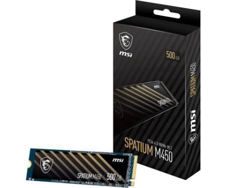 Накопичувач SSD M.2 2280 500GB SPATIUM M450 MSI (S78-440K220-P83)