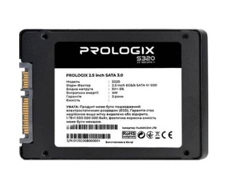 Накопичувач SSD 2.5" 960GB Prologix (PRO960GS320)