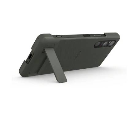 Чехол для Sony Xperia 1 V Style cover with Stand (Khaki Green)