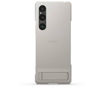 Чохол для Sony Xperia 1 V Style cover with Stand (Platinum Gray)