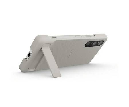 Чохол для Sony Xperia 1 V Style cover with Stand (Platinum Gray)