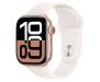 Apple Watch Series 10 GPS 42mm Rose Gold Aluminum Case with Light Blush Sport Band 1