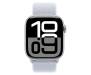 Apple Watch Series 10 GPS 42mm Silver Aluminum Case with Blue Cloud Sport Loop 2