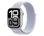 Apple Watch Series 10 GPS 42mm Silver Aluminum Case with Blue Cloud Sport Loop 1
