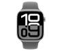 Apple Watch Series 10 GPS 46mm Silver Aluminum Case with Stone Gray Sport Band 2