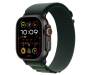 Apple Watch Ultra 2 GPS + Cellular 49mm Titanium Black Case with Dark Green Alpine Loop - Medium (MX4R3) 1