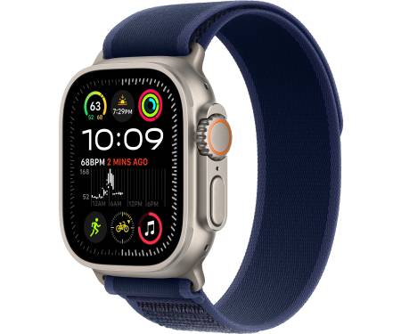 Apple Watch Ultra 2 GPS + Cellular 49mm Natural Titan. Case w. Blue Trail Loop - M/L (MX4L3) 1