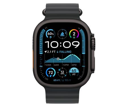 Apple Watch Ultra 2 GPS + Cellular 49mm Black Titanium Case w. Black Ocean Band (MX4P3) 2