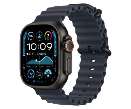Apple Watch Ultra 2 GPS + Cellular 49mm Titanium Black Case with Navy Ocean Band (MYTC3+MYPA3) 1