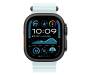 Apple Watch Ultra 2 GPS + Cellular 49mm Titanium Black Case with Ice Blue Ocean Band 2
