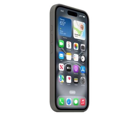 Чохол для Apple iPhone 16 Silicon Case with MagSafe - Stone Gray (MYY33)