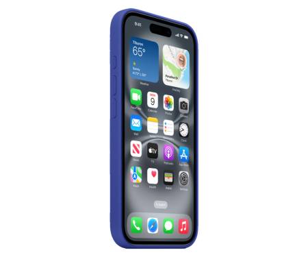 Чохол для Apple iPhone 16 Silicon Case with MagSafe - Ultramarine (MYY63)