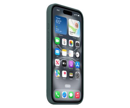 Чехол для Apple iPhone 16 Silicon Case with MagSafe - Lake Green (MYY83)