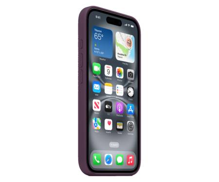 Чехол для Apple iPhone 16 Silicon Case with MagSafe - Plum Copy