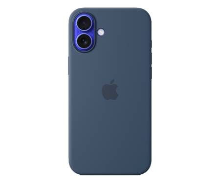 Чохол для Apple Apple iPhone 16 Plus Silicone Case with MagSafe - Denim (MYYA3)