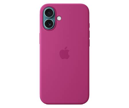 Чохол для Apple iPhone 16 Plus Silicone Case with MagSafe - Fuchsia (MYYE3)