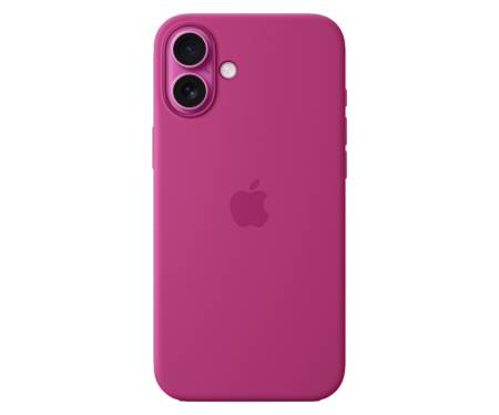Чохол для Apple iPhone 16 Plus Silicone Case with MagSafe - Fuchsia (MYYE3)