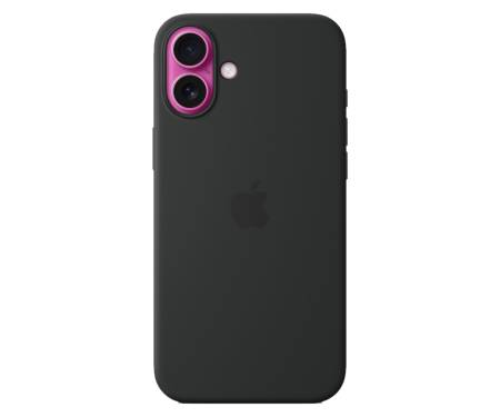 Чехол для Apple iPhone 16 Plus Silicone Case with MagSafe - Black Copy
