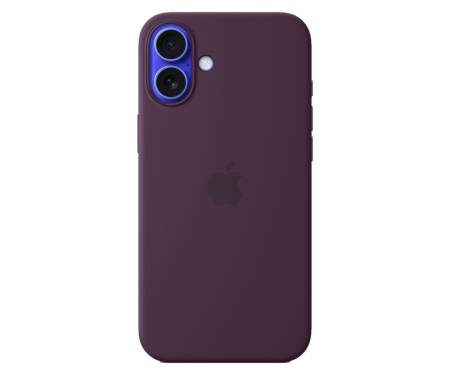 Чехол для Apple iPhone 16 Plus Silicone Case with MagSafe - Plum Copy