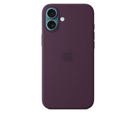 Чехол для Apple iPhone 16 Plus Silicone Case with MagSafe - Plum Copy