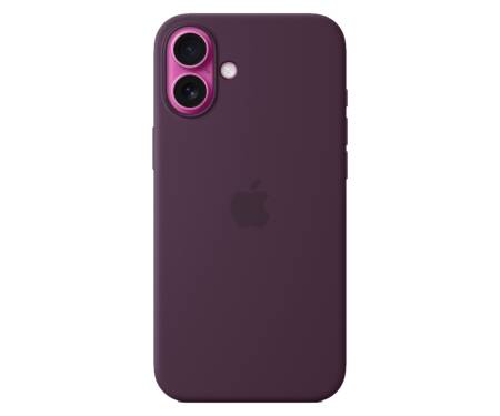 Чехол для Apple iPhone 16 Plus Silicone Case with MagSafe - Plum Copy
