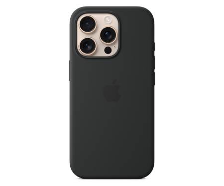 Чехол для Apple iPhone 16 Pro Silicone Case with MagSafe - Black (MYYJ3)