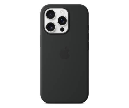 Чехол для Apple iPhone 16 Pro Silicone Case with MagSafe - Black (MYYJ3)