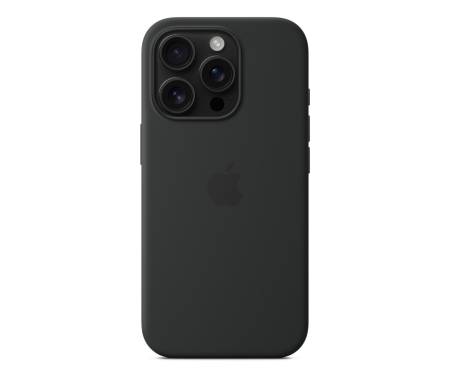Чехол для Apple iPhone 16 Pro Silicone Case with MagSafe - Black (MYYJ3)