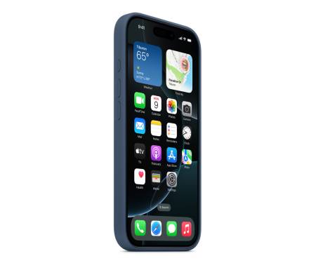 Чохол для Apple iPhone 16 Pro Silicone Case with MagSafe - Denim (MYYK3)