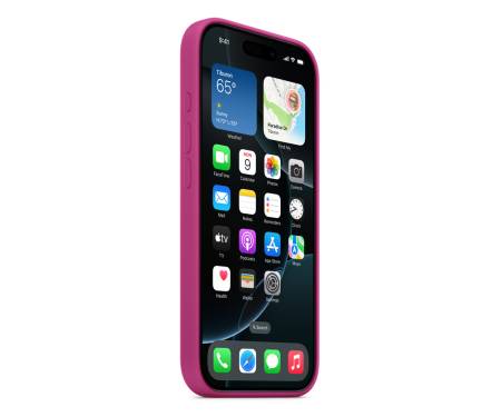 Чехол для Apple iPhone 16 Pro Silicone Case with MagSafe - Fuchsia (MYYN3)