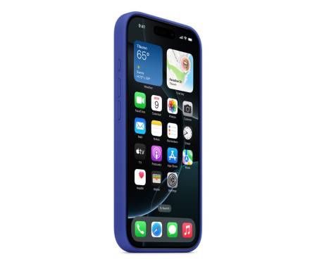 Чехол для Apple iPhone 16 Pro Silicone Case with MagSafe - Ultramarine (MYYP3)