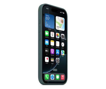 Чохол для Apple iPhone 16 Pro Silicone Case with MagSafe - Lake Green (MYYR3)