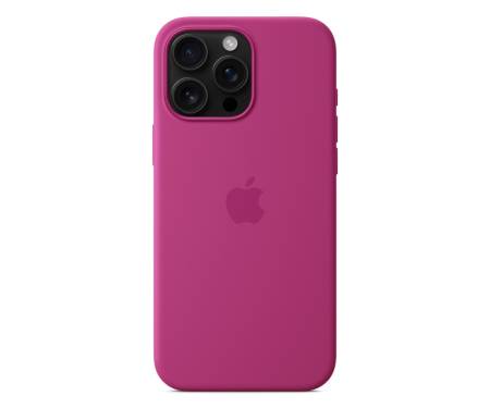 Чехол для Apple iPhone 16 Pro Max Silicone Case with MagSafe - Fuchsia (MYYX3)