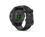 Смарт-часы Garmin Fenix 8 43mm Sapphire Carbon Gray DLC Tit. w. Black/Pebble Gray S. Band
