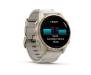 Смарт-часы Garmin Fenix 8 43mm AMOLED Sapphire Soft Gold with Limestone Leather Band
