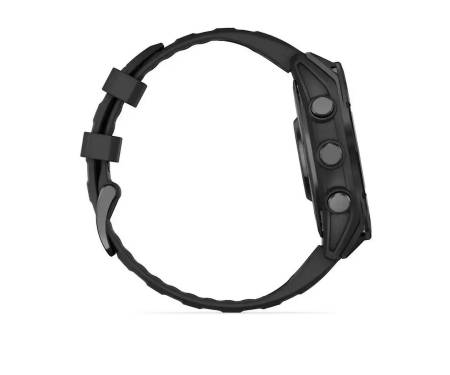 Смарт-часы Garmin Fenix 8 47mm AMOLED Slate Gray with Black Silicone Band