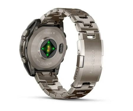 Смарт-часы Garmin Fenix 8 47mm AMOLED Sapphire Titanium with Vented Titanium Bracelet