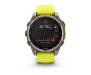 Смарт-часы Garmin Fenix 8 47mm Solar Sapphire Titanium w. Amp Yellow/Graphite Silicone Band