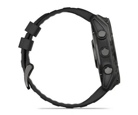 Смарт-часы Garmin Fenix 8 51mm AMOLED Sapphire Carbon Gray DLC Titanium w. Black/Pebble Gray S. Band