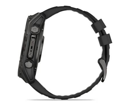 Смарт-часы Garmin Fenix 8 51mm AMOLED Sapphire Carbon Gray DLC Titanium w. Black/Pebble Gray S. Band