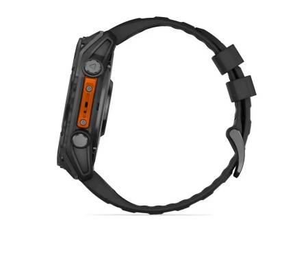 Смарт-годинник Garmin Fenix 8 51mm AMOLED Slate Gray with Black Silicone Band